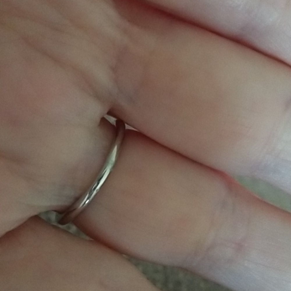 Lady Bugs Ring - 925 SS White Gold Overlay & Ruby - Picture 6 of 12